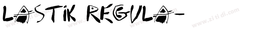 Lastik Regula字体转换